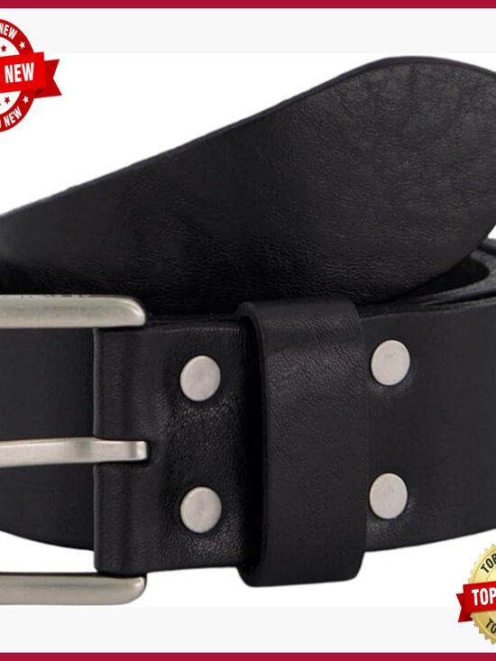 1.5 Inch Studded Belt with Roller Buckle Adjustable main image 5